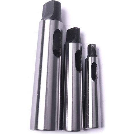 Cône Morse douille de perçage Réduction adaptateur pour tour de fraisage MT2 à MT1, MT3 à MT2, MT4 à MT3,3pcs (1/5)