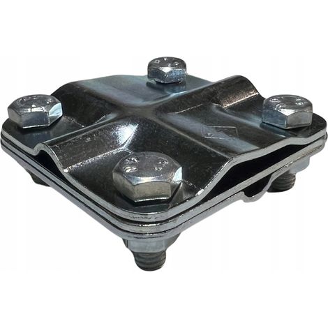 Conector de control y medición de protección contra rayos, acero galvanizado, 4XM8 s-40 (1/3)