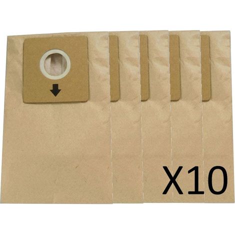 Sac en papier pour aspirateur Neso 8 - Lot de 10 sacs - Progalva