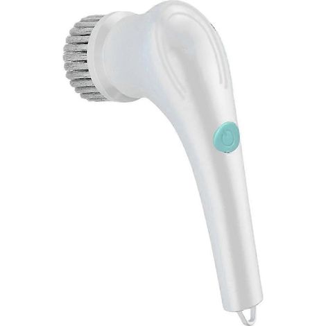 Nettoyeur rotatif électrique AURA pour toute la maison avec 5 têtes de brosse de nettoyage de douche remplaçables et brosses rotatives (1/5)