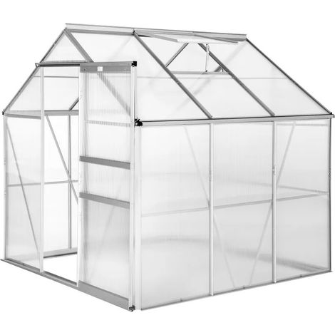 Serre de jardin Aluminium 190 x 185 x 195 cm. Qualité et Robustesse (1/5)
