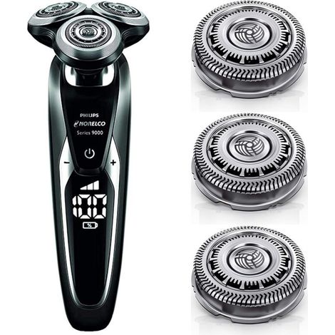 [JAMAIS UTILISÉ]SH90 Ersatzscherköpfe für Philips Norelco Rasierer der Serie 9000, SH90/62