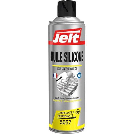 Huile alimentaire NSF 5057 – Lubrifiant pour mécanismes – Empêche grincement et blocage – Film inerte et stable – Jelt