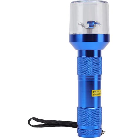 Moulin électrique professionnel à herbe et tabac en alliage d'aluminium, broyeur pour herbes médicinales, épices, bleu (1/5)