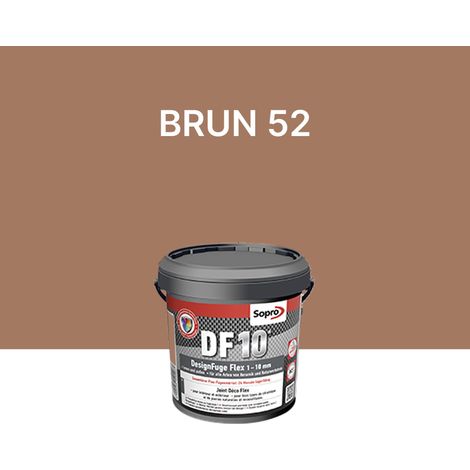 Joint carrelage salle de bains - 1 à 10 mm - Brun 52 - Sopro DF 10 -  1 kg