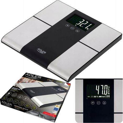 Balance de salle de bain analytique pour la mesure de la masse grasse : 225 kg