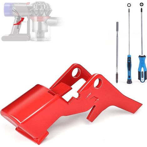V7 V8 Métal Gâchette Bouton Compatible avec Dyson V7 V8 l'aspirateur Bouton de l'interrupteur d'alimentation Pièces de rechange et outils de réparation (1/5)