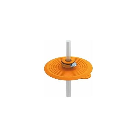 OBO Bettermann Dichtmanschette für Rundleiter 10mm RD10 Thermoplastisches Elastomer pastellorange RAL 2003, 2360041