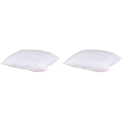 Lot de 2 oreillers anti-punaises et anti-insectes moelleux enveloppe microfibre 60x60 (1/2)