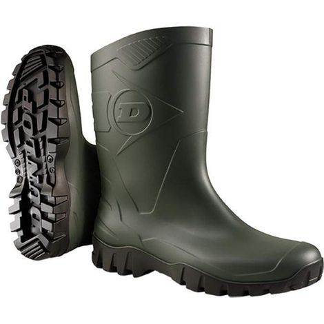 bota de goma dunlop dee media caña nº 38 verde normal k580011