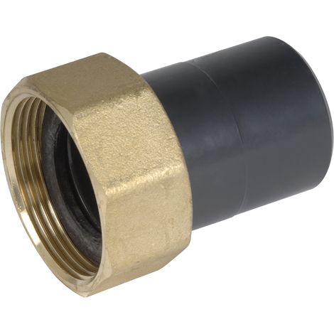 Raccordo fer - PVC pressione 2 pezzi dado bloccante Ø40 - 40X49