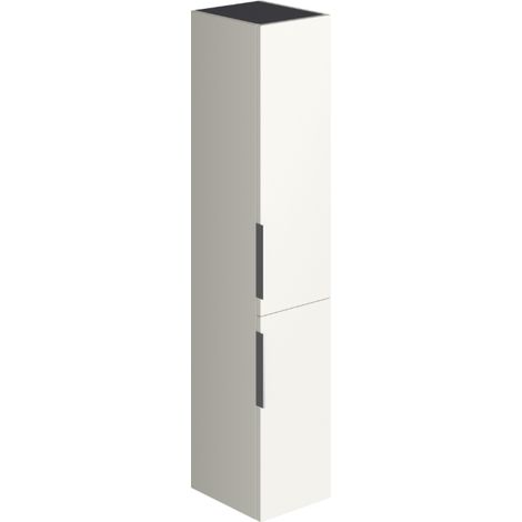 Columna de cuarto de baño BURGBAD Olena 2 puertas blanco brillo