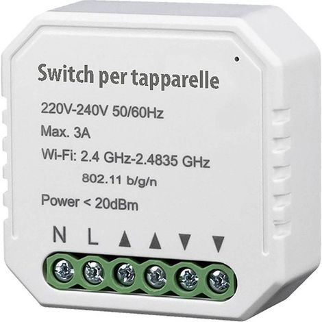 RELE' ELETTRONICO PER TAPPARELLE carico max 150W