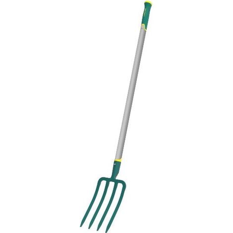 Fourche à bêcher douille - 30 cm manche pomme Metalgrip - Leborgne