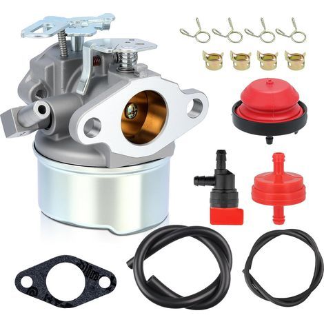 Hipa 640084B Vergaser-Reparatursatz für Tecumseh 4HP 5HP Schneefräsen, kompatibel mit MTD 632107A, HSSK40, LH195SA und Vergaserteilen. (1/5)