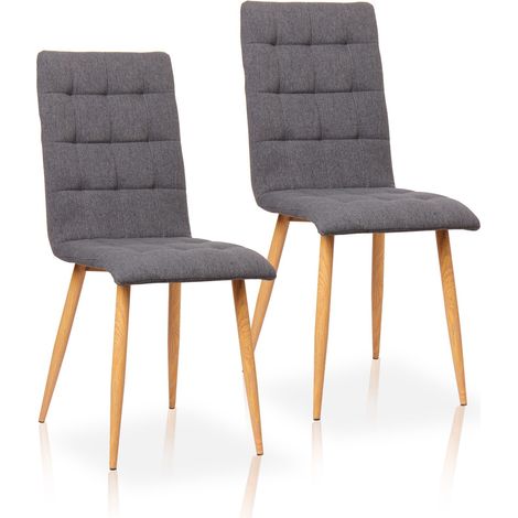 Pack de 2 sillas de comedor estilo Contemporáneo Modelo Nadia (1/5)