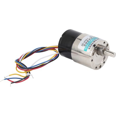 Bürstenloser Gleichstrommotor mit Drehzahlreduzierer (12 V, CW/CCW) und Halterung für CNC-Werkzeugmaschinen (XD-37GB352, 550 U/min) (1/5)