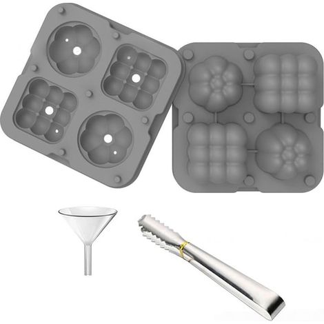 à glaçons en silicone pour whisky avec palet de hockey, capacité 4 (1/5)