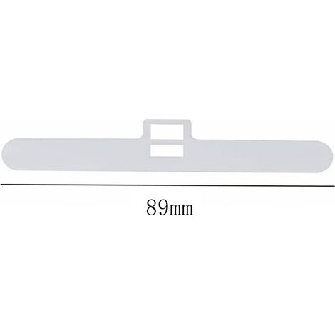 Direct sales of 89mm double-hole plastic blind slats (POM) for vertical blinds and Venetian blinds (15 pieces). (1/5)