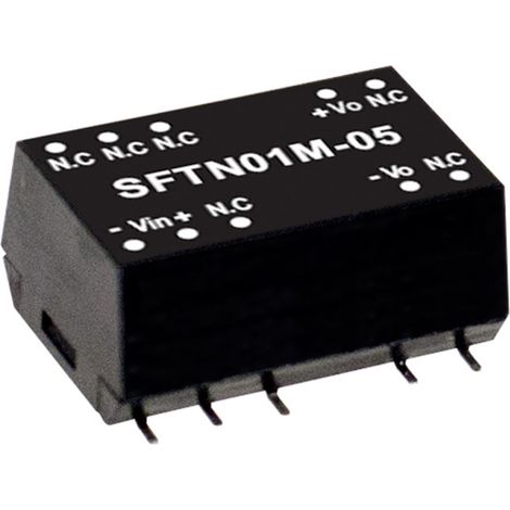 Mean Well SFTN01L-12 DC/DC-Wandlermodul 84 mA 1 W Anzahl Ausgänge: 1 x Inhalt 1 St.