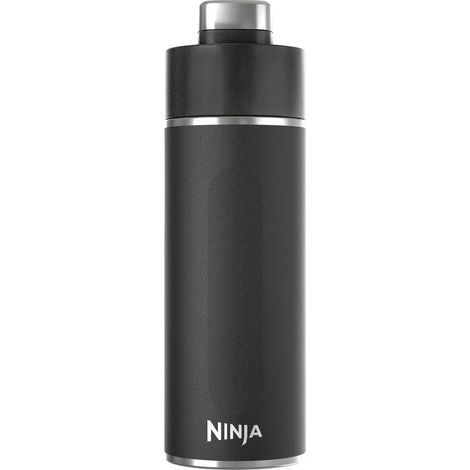 Bottiglia per bevande gassate, calde e fredde NINJA Thirsti nera 700ml (1/5)