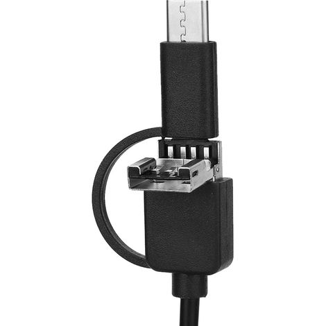 3-in-1-Endoskop für Android-Smartphones, USB Typ-C, hochauflösend, wasserdicht, Direktanschluss ans Telefon, 3,5 m flexibles Kabel (1/5)