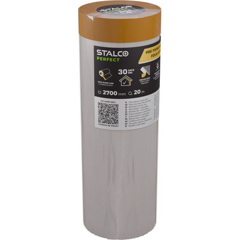 Stalco Schutzfolie mit Washi-Tape 2700 mm x 20 m, perfekt S043147626 (1/2)