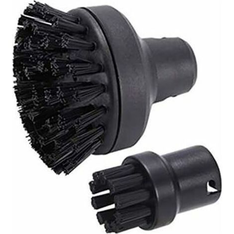 pour Karcher SC1 SC2 SC3 SC4 Grande Brosse Ronde Brosse de Nettoyage pour Adaptateur de Accessoire de Nettoyeur à Vapeur Brosse de Nettoyage à Domicile