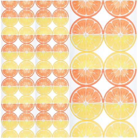 Serviettes en Papier Orange 80 pcs - 16 x 8 cm - 2 Couches, Motifs Citron et Orange, résistantes au peluchage, pour Spring Luncheon et Anniversaire (1/5)