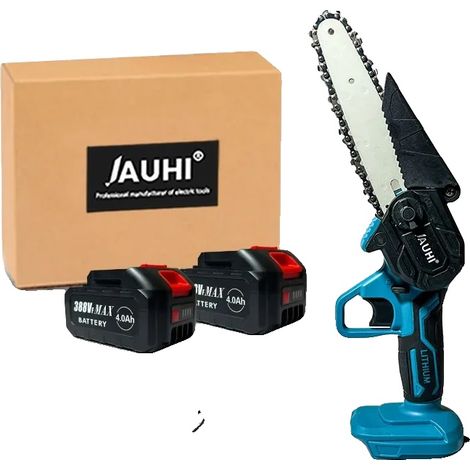 Scie Électrique Sans Fil, Design Ergonomique, Capacité de Coupe Puissante, 2 Ensemble de Batteries-388VF (1/2)