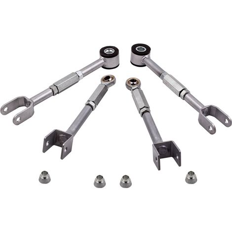 4 Stk. Sturz Arm Für Nissan 350Z Z33 hinten links &rechts +/- 3 Grad einstellbarAdjustable Rear Camber Arm + radius arms Kit for Nissan 350Z Z33 2003-2009 G35 (1/5)