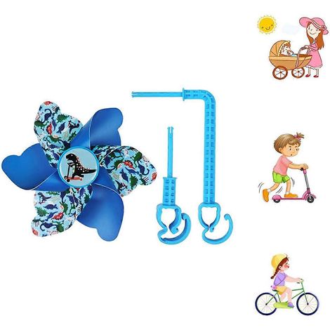 Windmühlen-Dekoration für Kinderwagen, Windmühle mit Blumenmuster am Lenker