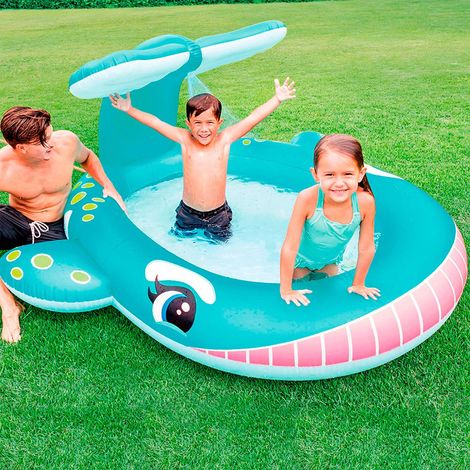 Intex Whale Spray Inflatable Swimmming Pool For Kids