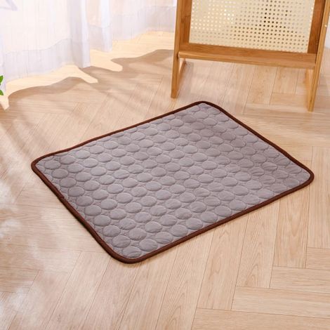 Tapis d'été populaire pour animaux de compagnie, tapis glacé pour chien, niche pour chien, tapis pour chien, tapis en soie glacée pour animaux de compagnie, tapis rafraîchissant pour chat, accessoires (1/5)