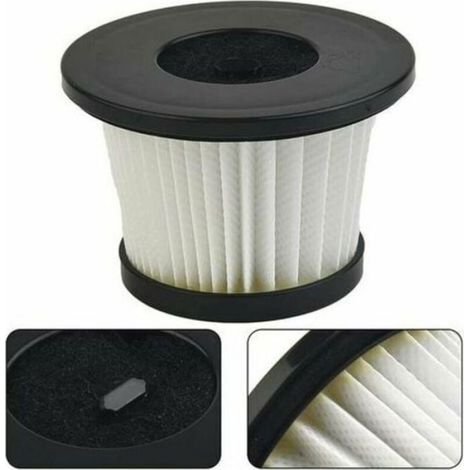 Filtres pour aspirateur sans fil - ZOR - Lot de 2 - Compatible Silvercrest Shaz 22.2 C3 - Filtration 0,3 microns (1/4)