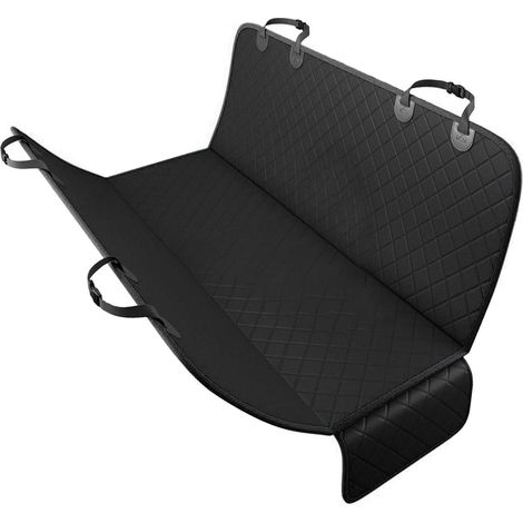 Housse siège auto griffe résistant pour chien animal de compagnie dos voiture camion SUV noir bord étanche - accessoire indispensable (1/5)
