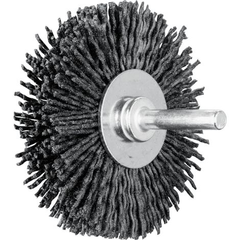 PFERD TOOLS Rundbürste ungezopft RBU Ø 70x15 mm Schaft-Ø 6 mm Keramik-Filament-Ø 1,10mm Korn 120 10 Stk