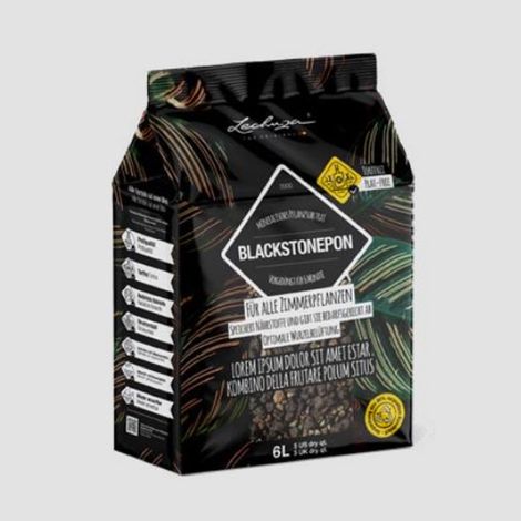 LECHUZA® Zubehör BLACKSTONEPON für alle Zimmerpflanzen - 18 Liter (1/3)