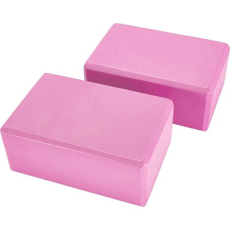 Blocs de Yoga Lot de 2, en Mousse EVA Premium avec Guide Offert, Légers, Résistants aux Odeurs et Soutenants, Accessoires Essentiels pour Yogis 23x15x7.5 cm (1/5)