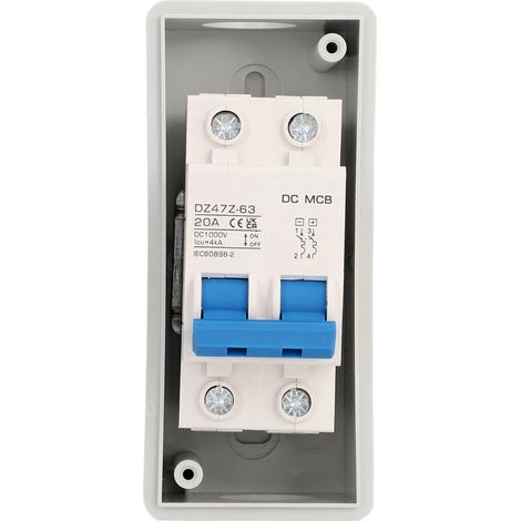 20A IP65 wasserdichter Solartrennschalter, 1000V DC PV-Trennschalter, steckbarer Miniatur-Leistungsschalter für Photovoltaikmodule, Stromkreisisolatorschutz. (1/5)