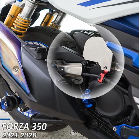 Protection de conduite d'huile et bouchon de réservoir d'huile pour Honda FORZA 350 (1/4)