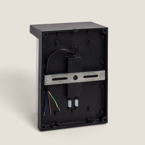 LED Wandleuchte Außen Aluminium Tyron 4000K Schwarz Neutralweiß ↑20 cm