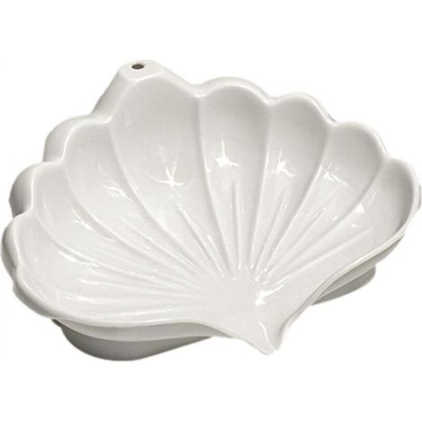 Seifenschale aus Muscheln – Seifenablage, dekorative und elegante Seifenschale für Dusche, Reisen, Badezimmer, Küche