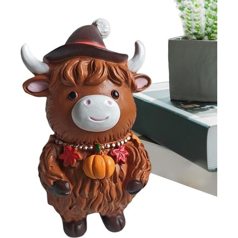 Figurine en résine Figurines d'automne en résine pour Thanksgiving, décorations saisonnières pour jardin, entrée, maison, anniversaire, vacances, appartement, dortoir, salon, bureau (1/5)