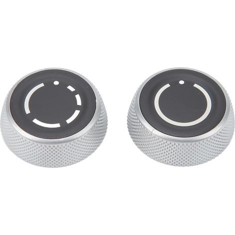 Bouton de Contrôle du Volume 2 Pièces Bouton de Rotation Gauche et Droite Bouton de Réglage Rotatif pour Pièces Intérieures 911 Bouton de Bouton de Contrôle du Volume Arrière de (1/5)