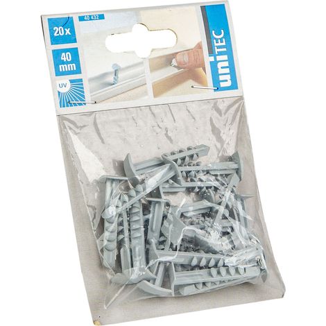 20x Dübelstecknagel 40mm Grau (1/4)