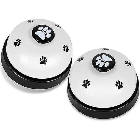 Lot de 2 clochettes pour chien : outil d’apprentissage de la propreté à la porte, sonnerie pour sortir, dispositif de communication, équipement d’entraînement à l’agilité canine, jouet interactif (bla (1/5)