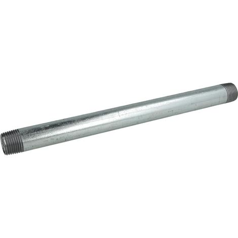 Nipple double galvanisé 1/2'' x 250 mm
