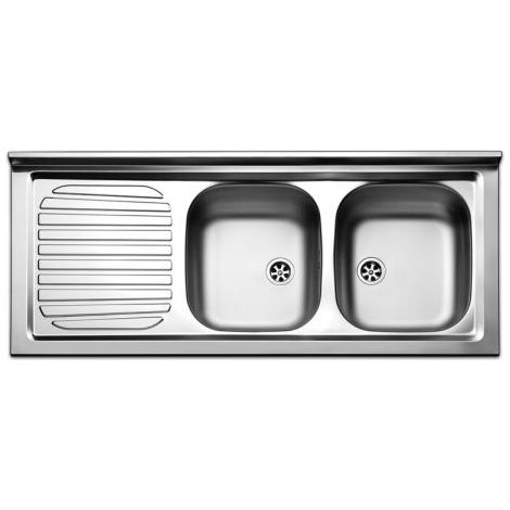 Apell PI1202MLPC Lavello Appoggio Gocciolatoio Sinistro Prelucidato (1/3)
