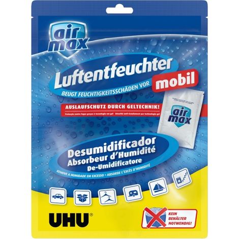 Deshumidificador uhu air max mobil gel tecnología higiénica (1/4)